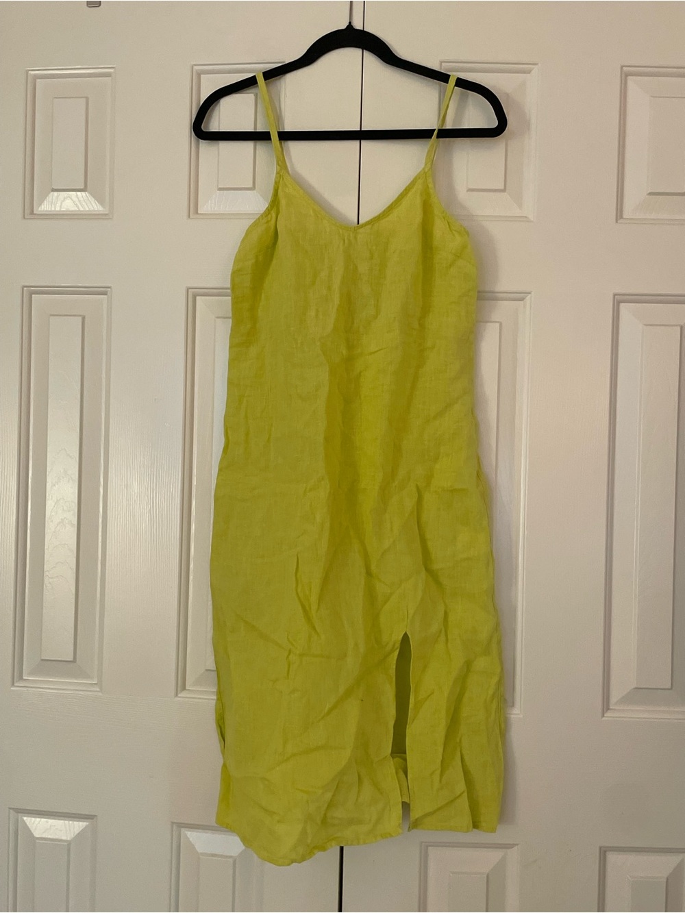 Rachel Zoe Lime Green Slip Midi Dress